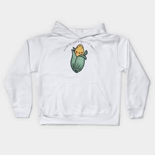 Have a corntastic day! Kids Hoodie